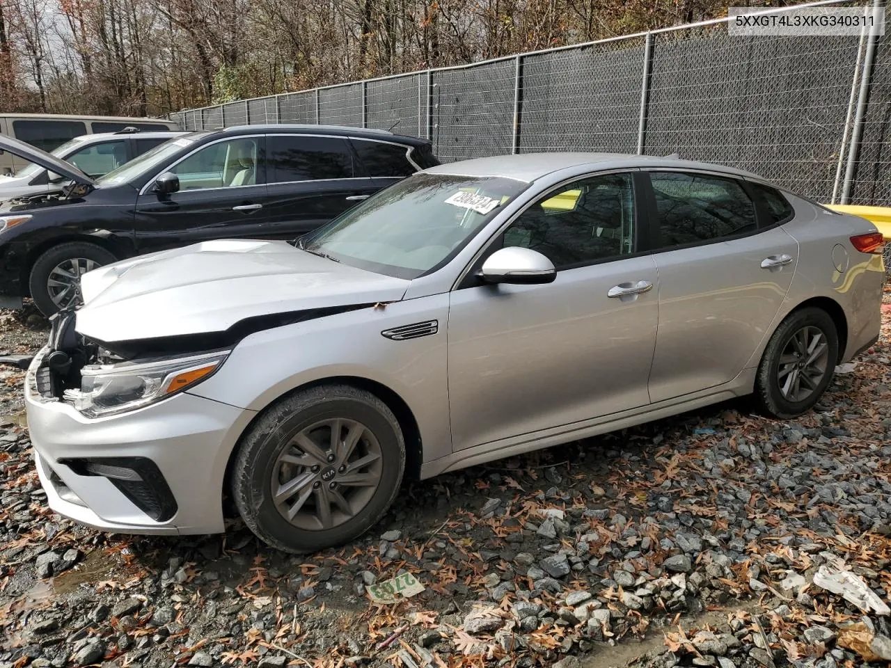 2019 Kia Optima Lx VIN: 5XXGT4L3XKG340311 Lot: 80936464