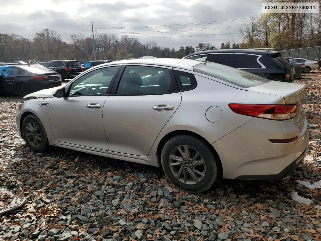 2019 Kia Optima Lx VIN: 5XXGT4L3XKG340311 Lot: 80936464