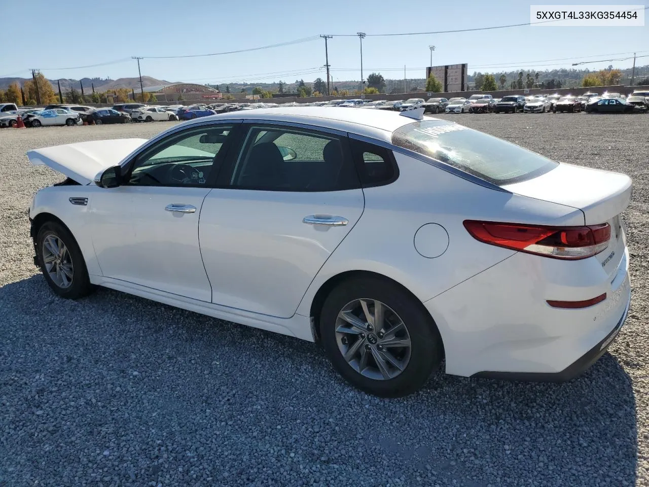 2019 Kia Optima Lx VIN: 5XXGT4L33KG354454 Lot: 81325794