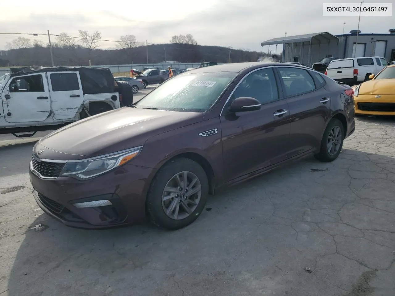 5XXGT4L30LG451497 2020 Kia Optima Lx