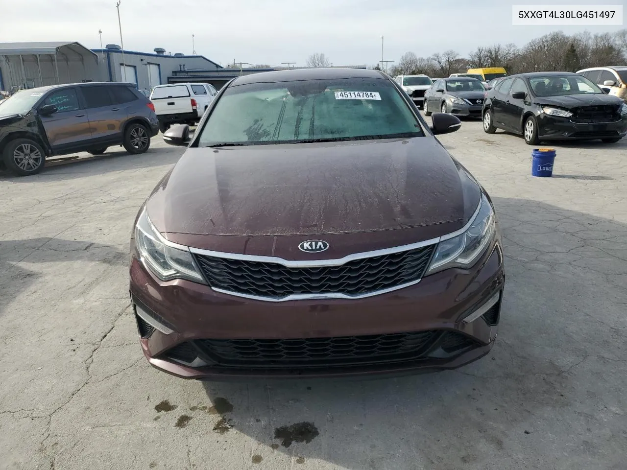 5XXGT4L30LG451497 2020 Kia Optima Lx