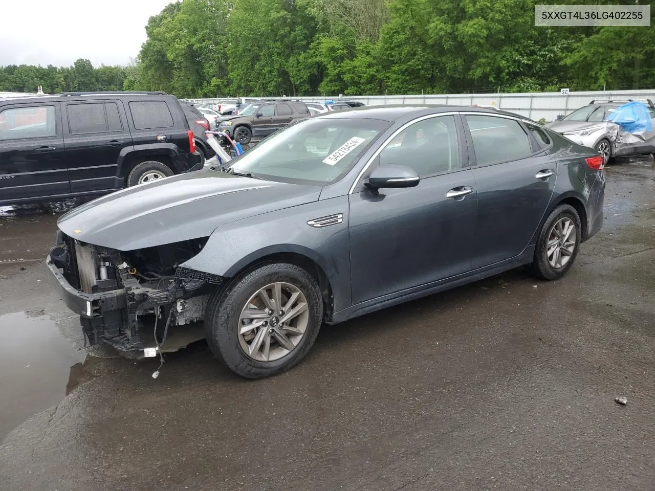 5XXGT4L36LG402255 2020 Kia Optima Lx