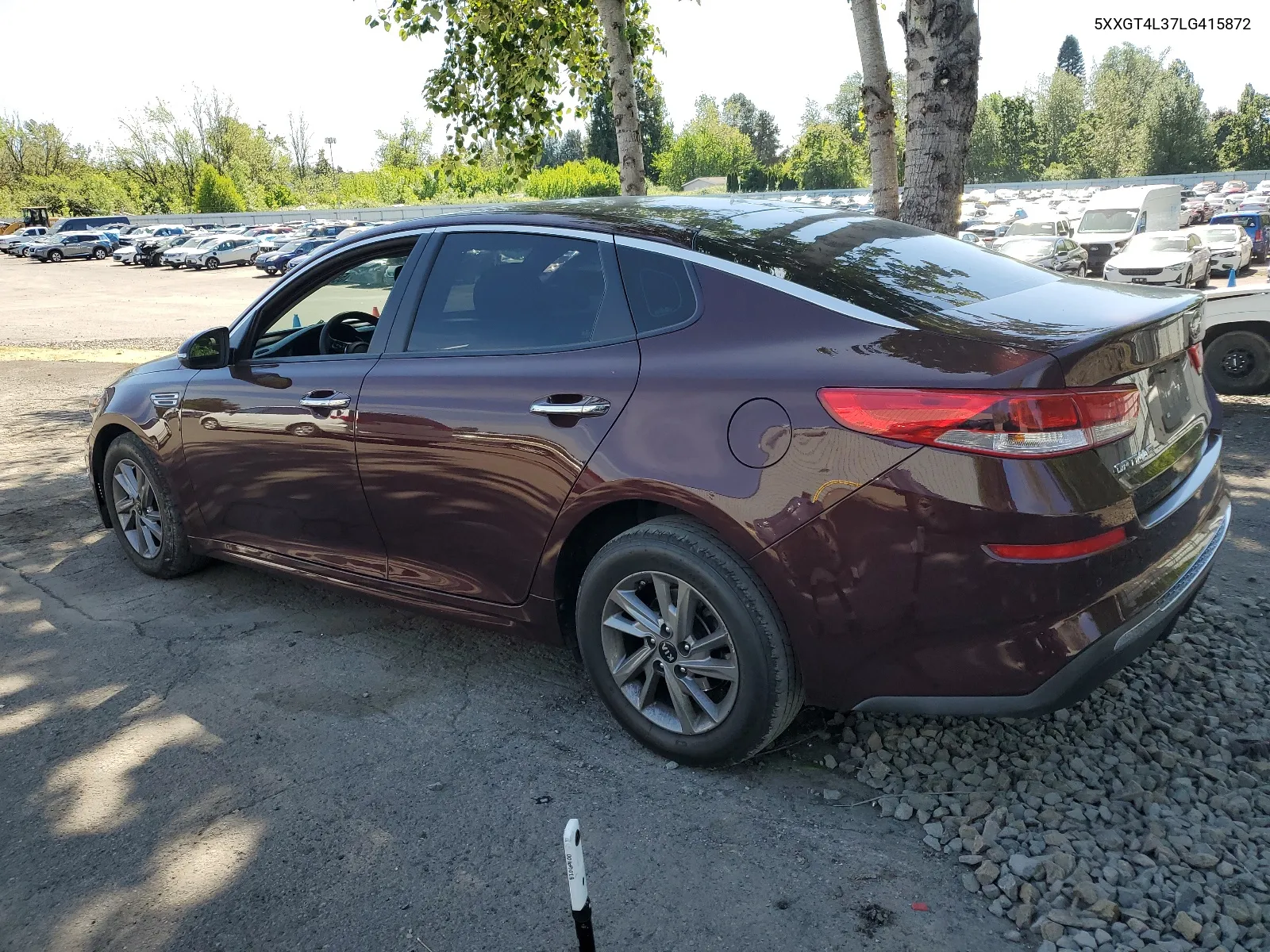 2020 Kia Optima Lx VIN: 5XXGT4L37LG415872 Lot: 55336044