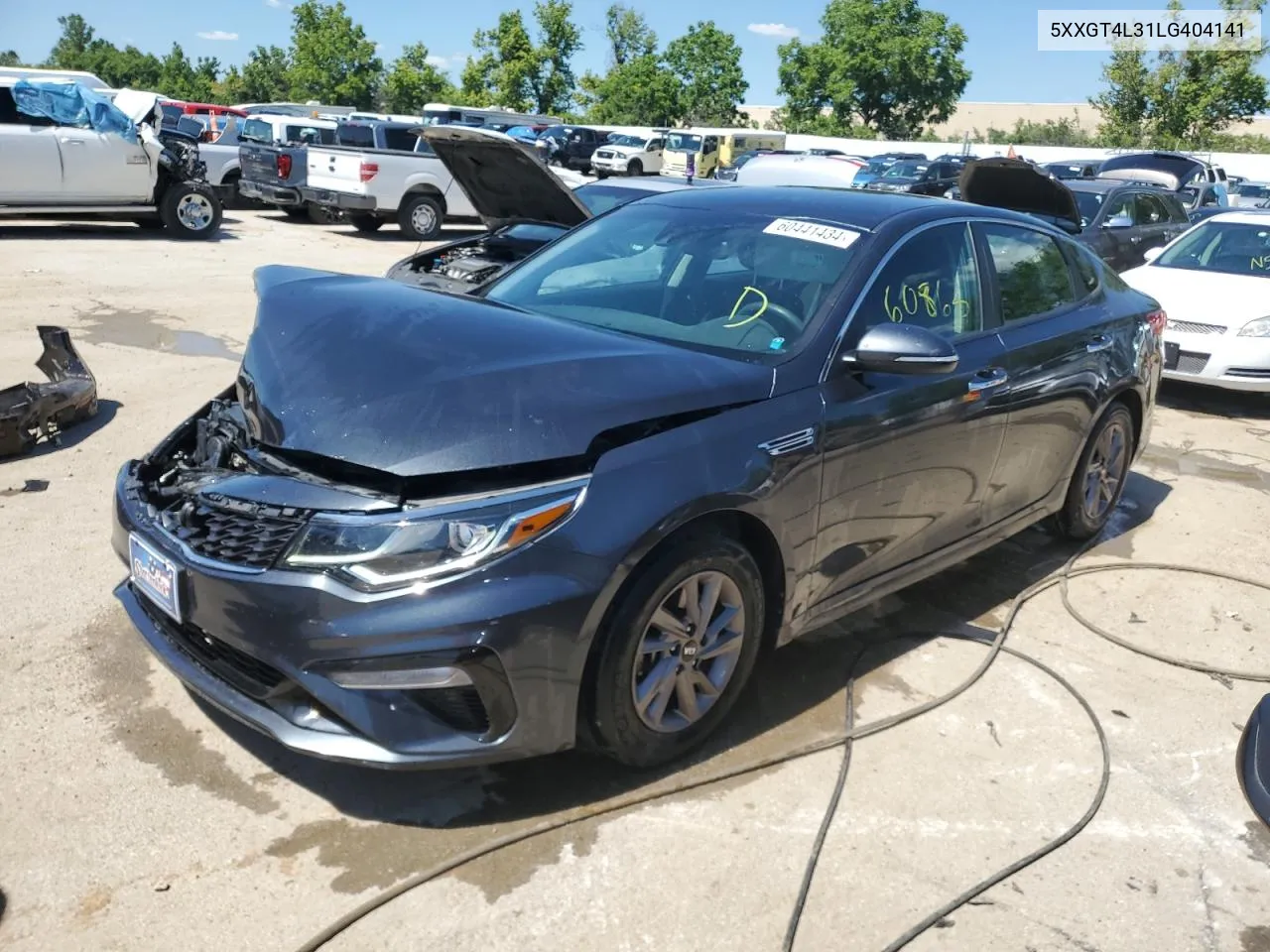 2020 Kia Optima Lx VIN: 5XXGT4L31LG404141 Lot: 60441434