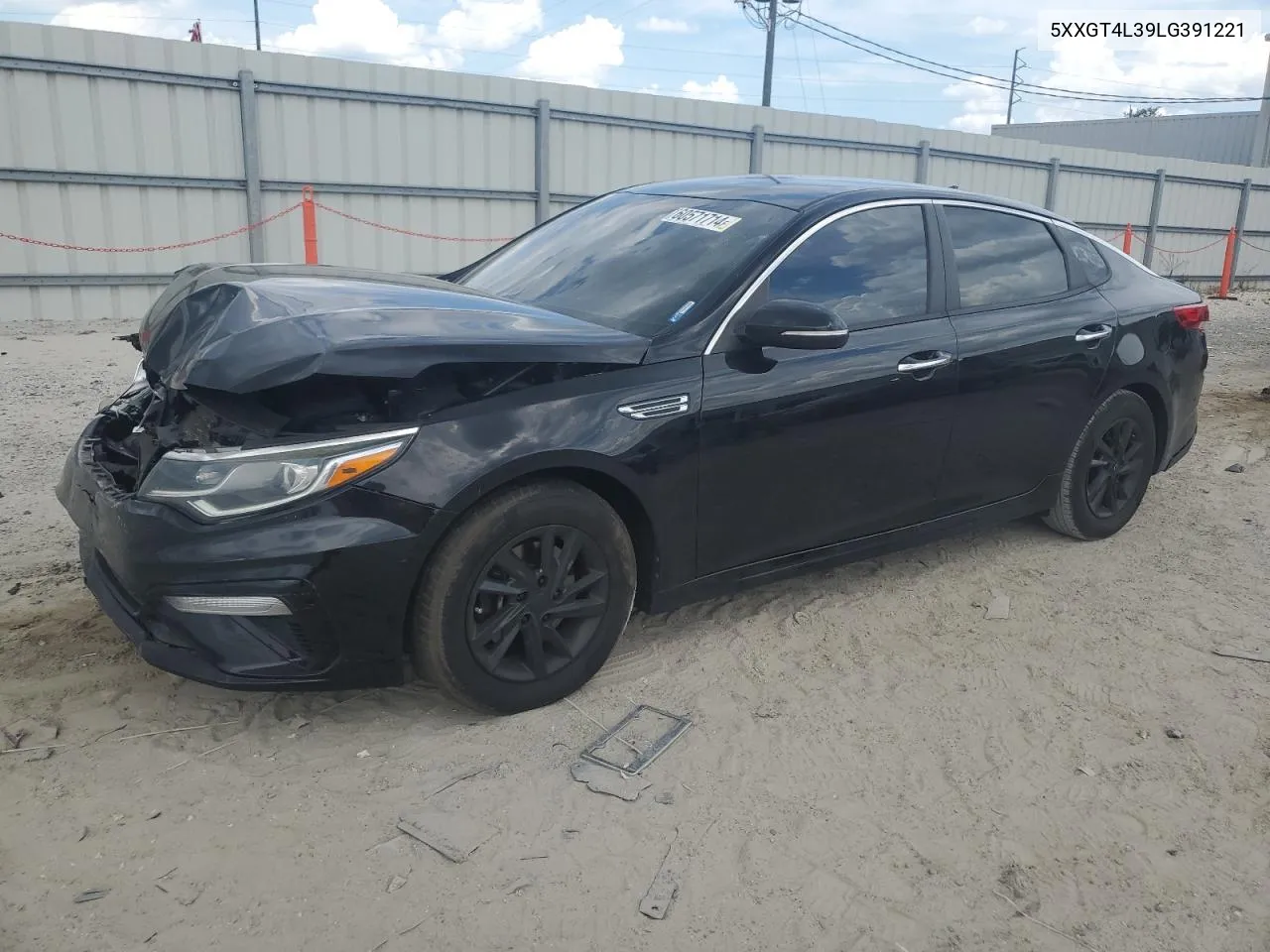 2020 Kia Optima Lx VIN: 5XXGT4L39LG391221 Lot: 60571714