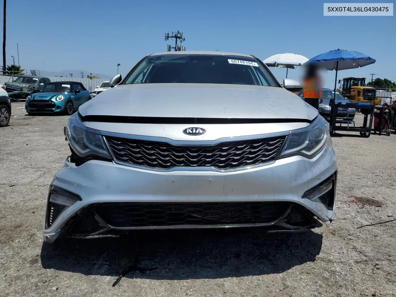 5XXGT4L36LG430475 2020 Kia Optima Lx