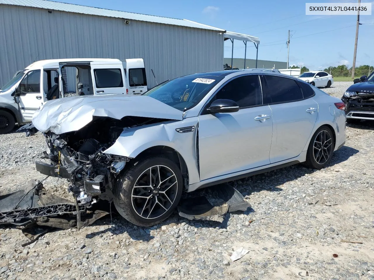 2020 Kia Optima Lx VIN: 5XXGT4L37LG441436 Lot: 61942824