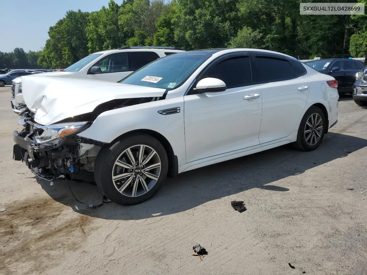 5XXGU4L12LG428699 2020 Kia Optima Ex