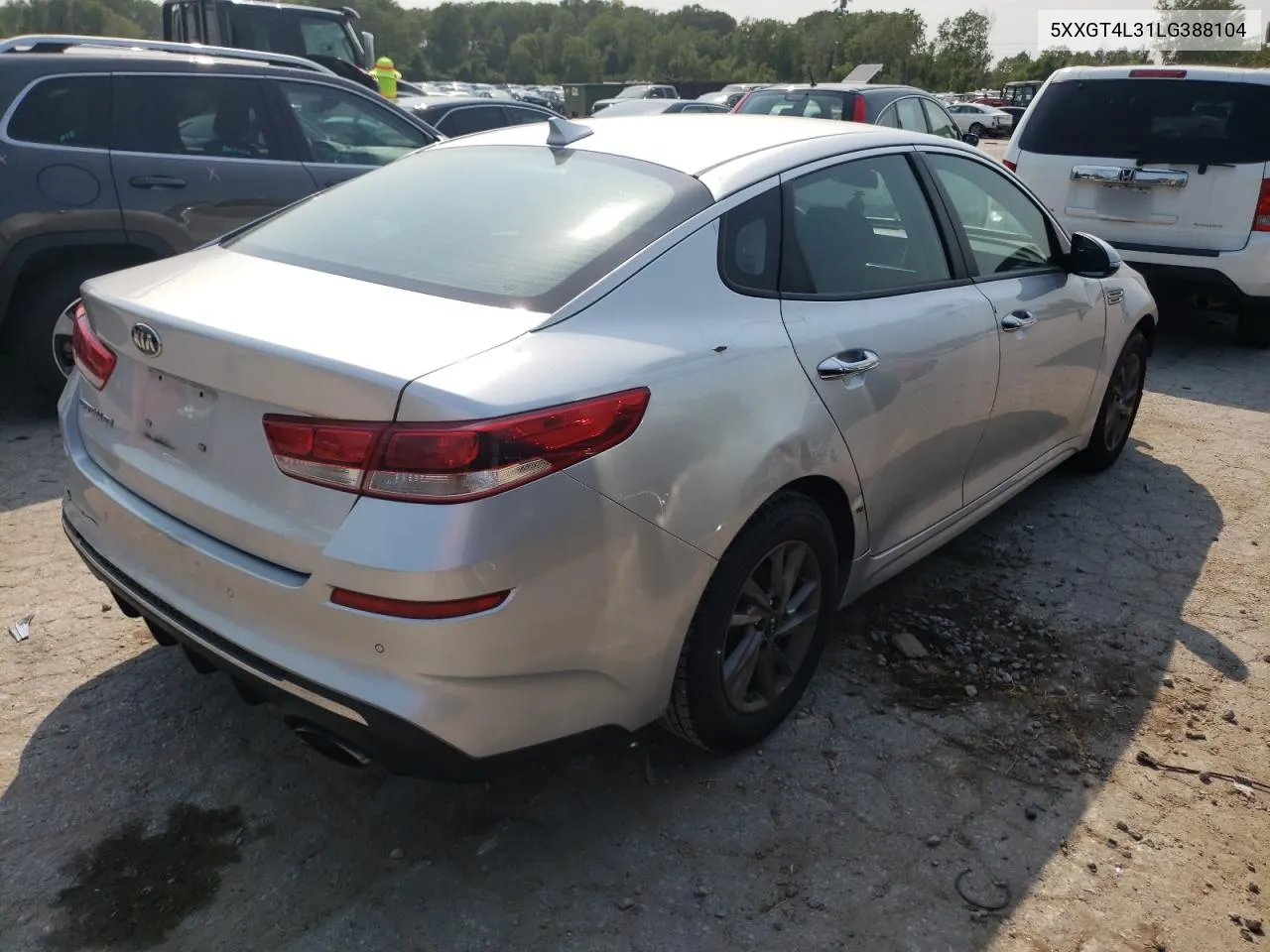 2020 Kia Optima Lx VIN: 5XXGT4L31LG388104 Lot: 63317184