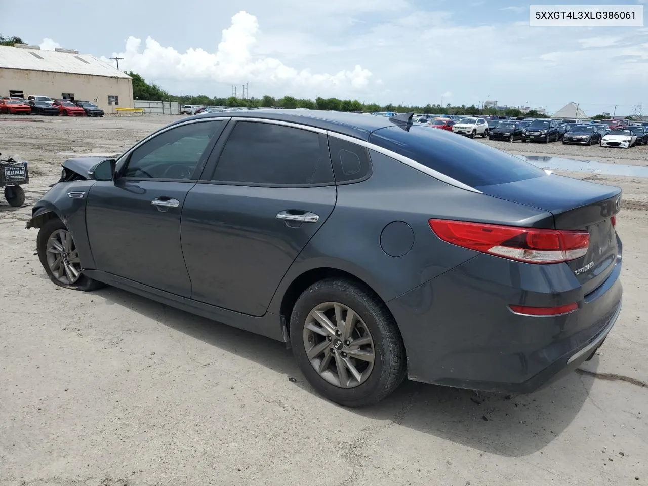 2020 Kia Optima Lx VIN: 5XXGT4L3XLG386061 Lot: 64110114