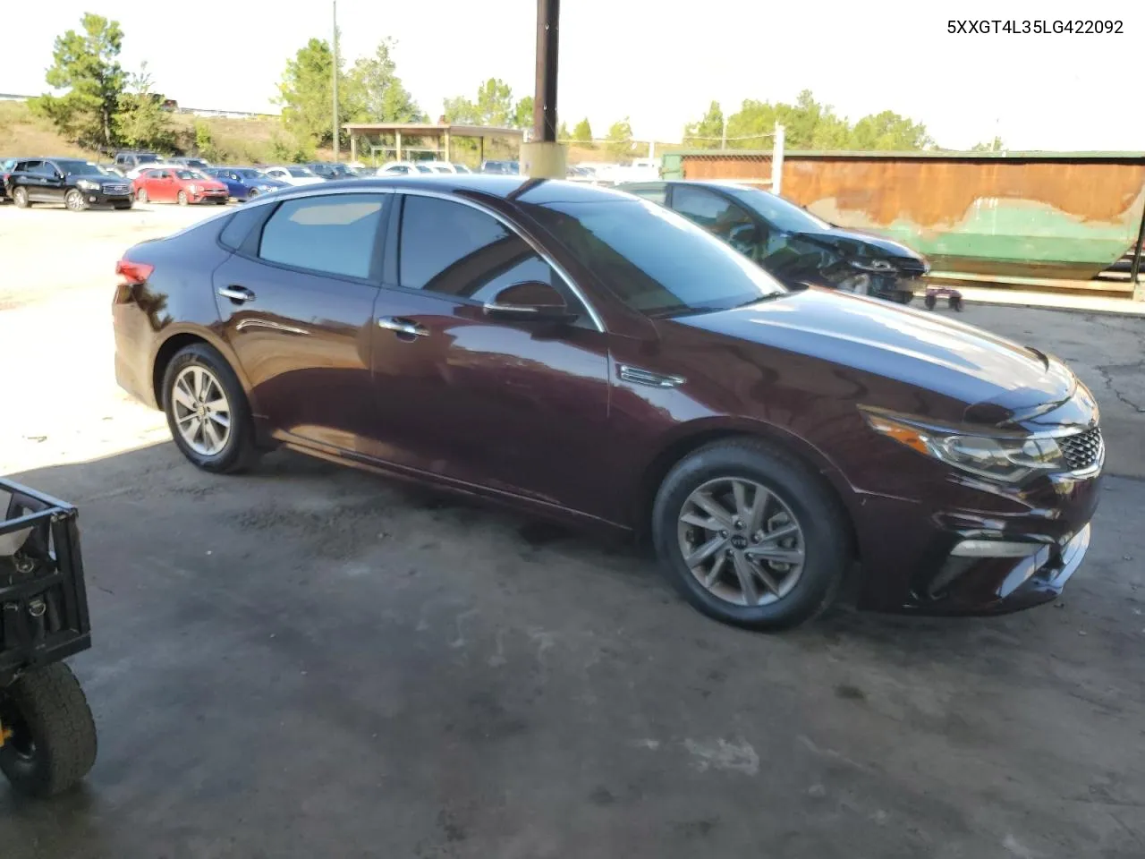 2020 Kia Optima Lx VIN: 5XXGT4L35LG422092 Lot: 64383794