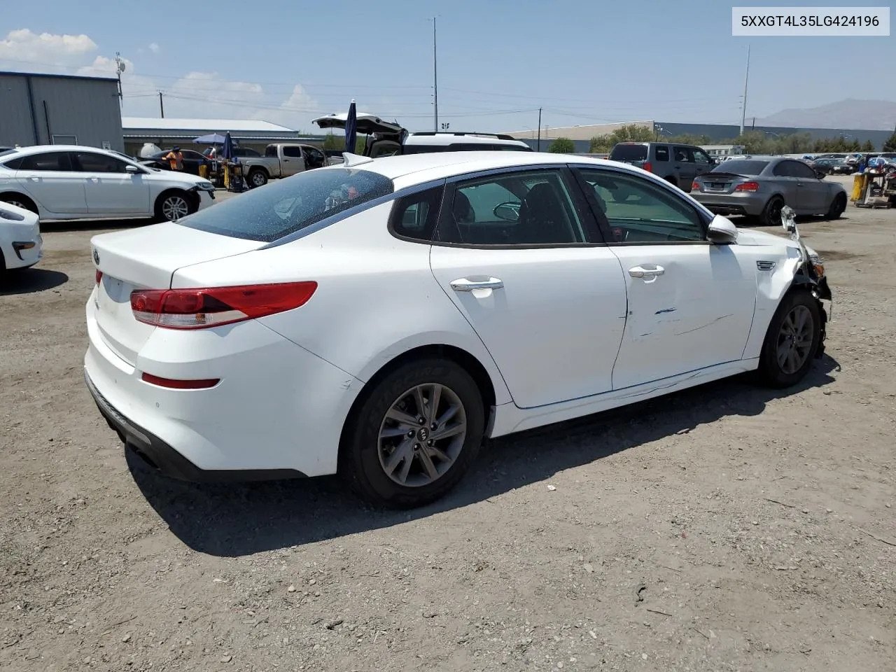 5XXGT4L35LG424196 2020 Kia Optima Lx