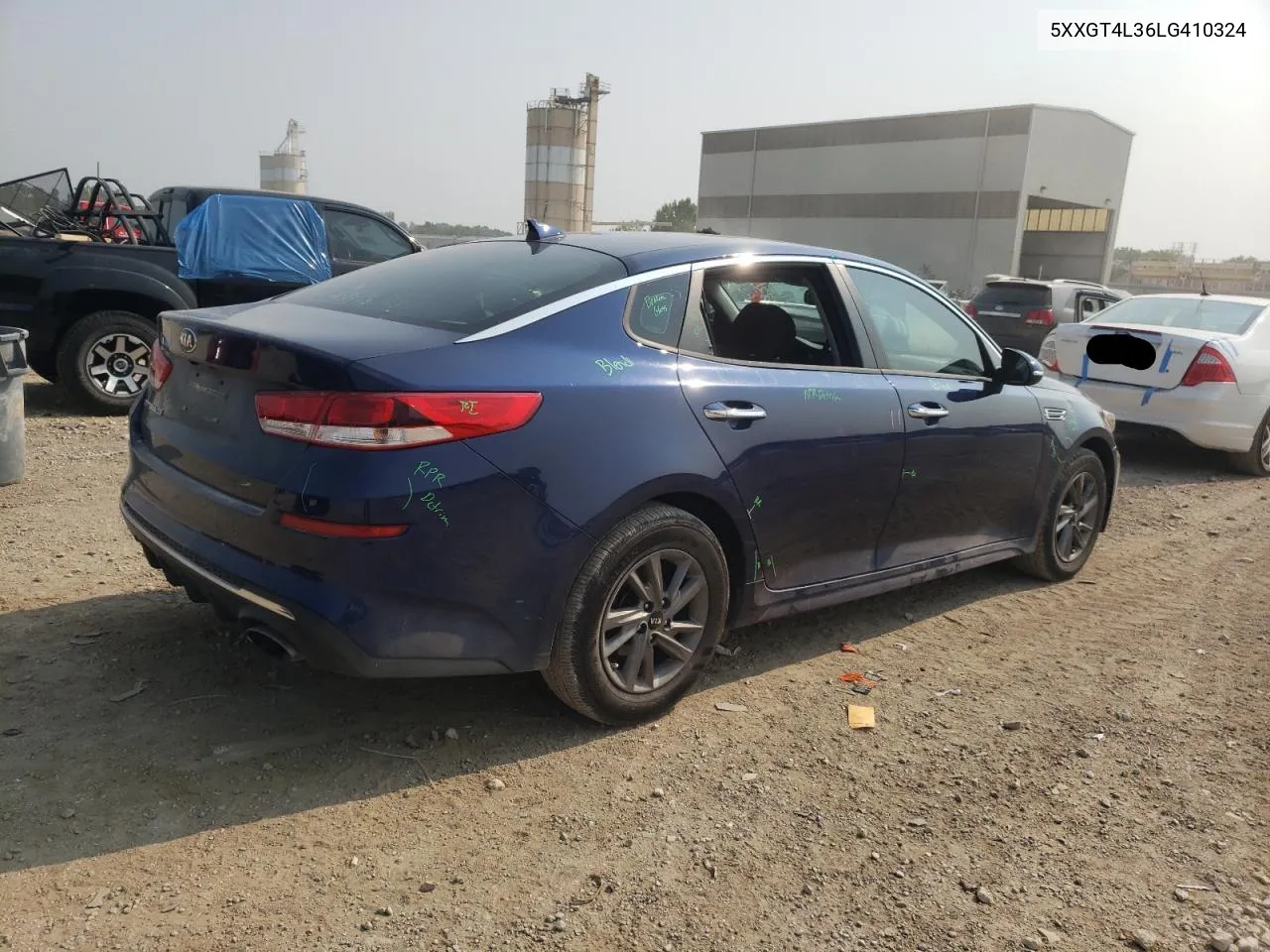 5XXGT4L36LG410324 2020 Kia Optima Lx