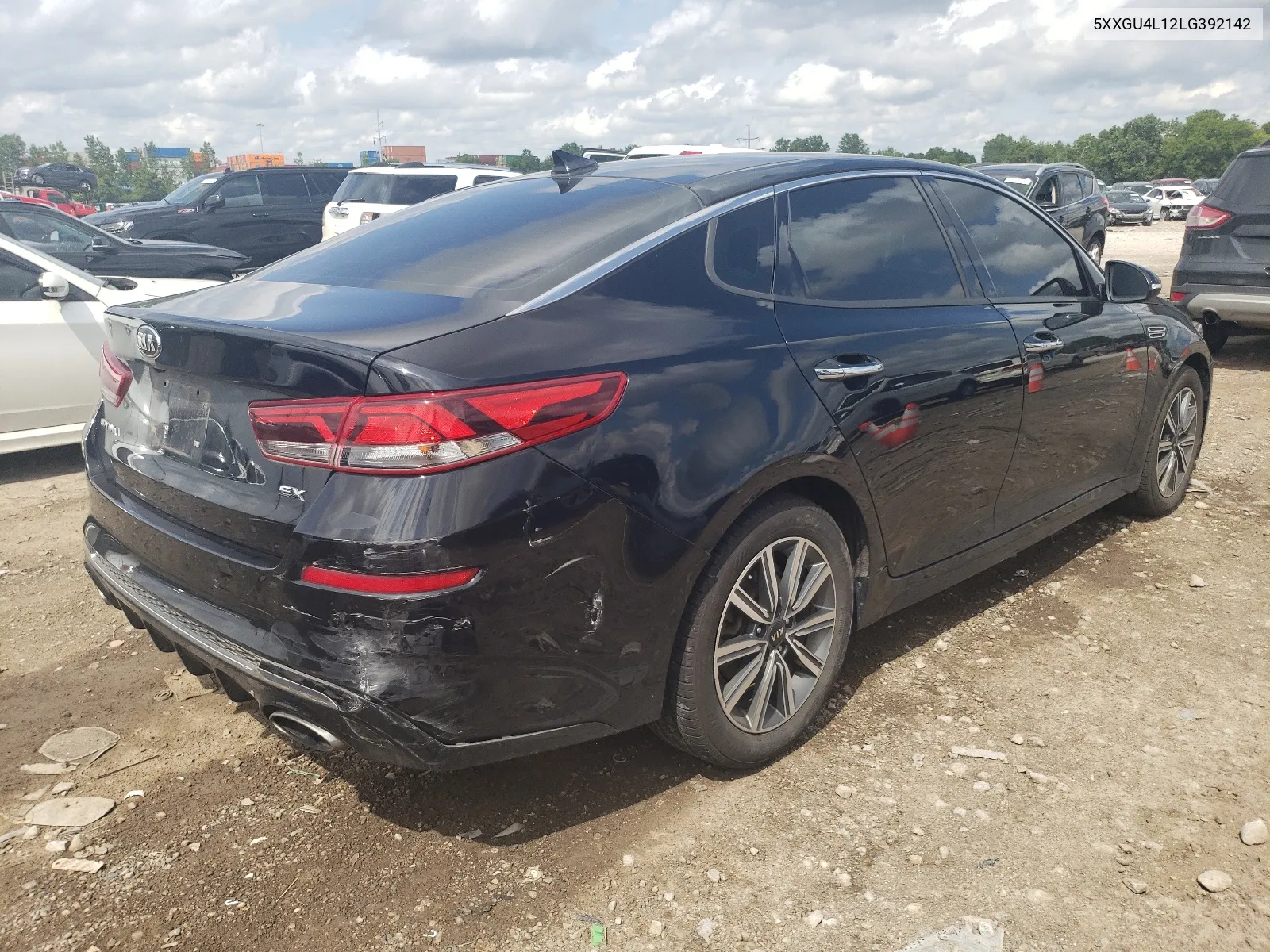 2020 Kia Optima Ex VIN: 5XXGU4L12LG392142 Lot: 65295654