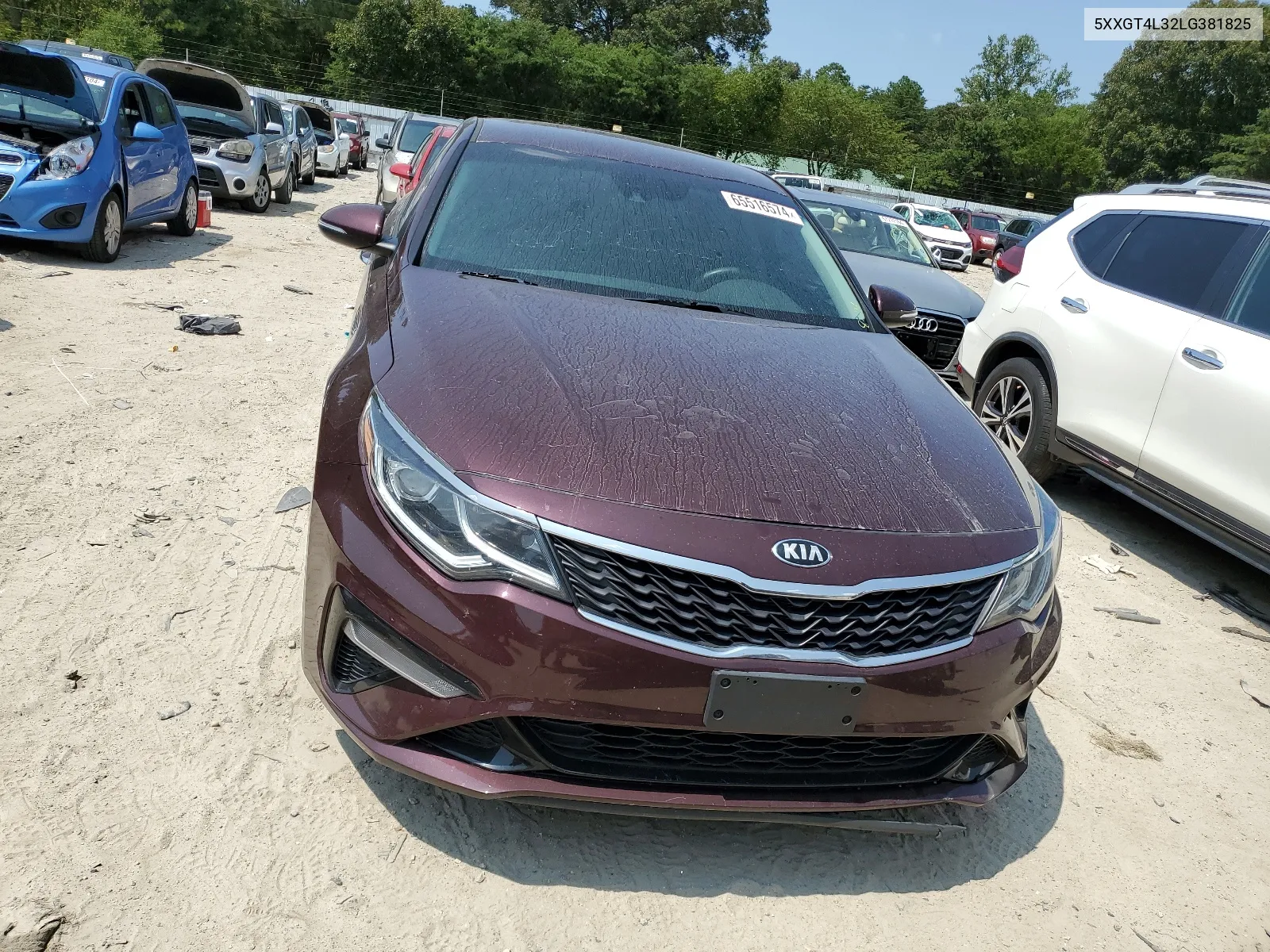 2020 Kia Optima Lx VIN: 5XXGT4L32LG381825 Lot: 65516574