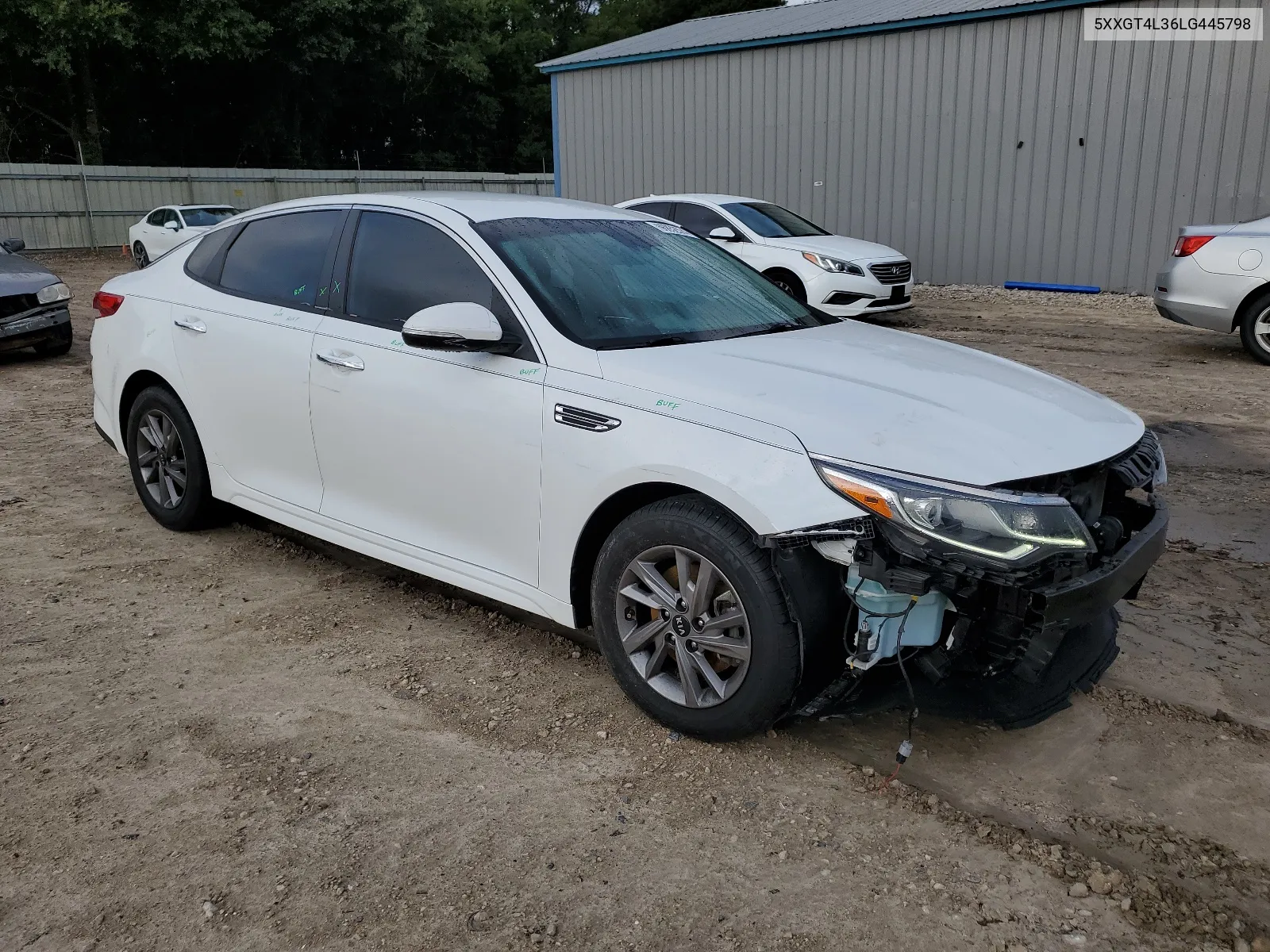 5XXGT4L36LG445798 2020 Kia Optima Lx