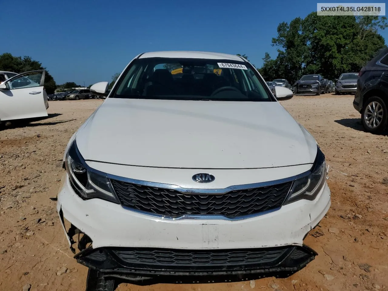 2020 Kia Optima Lx VIN: 5XXGT4L35LG428118 Lot: 67943644