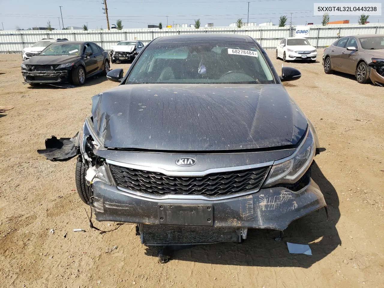 2020 Kia Optima Lx VIN: 5XXGT4L32LG443238 Lot: 68278484