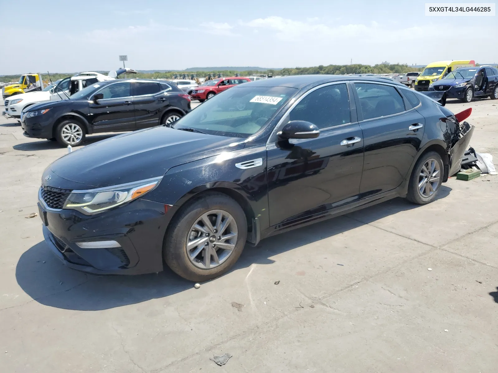 2020 Kia Optima Lx VIN: 5XXGT4L34LG446285 Lot: 68514354