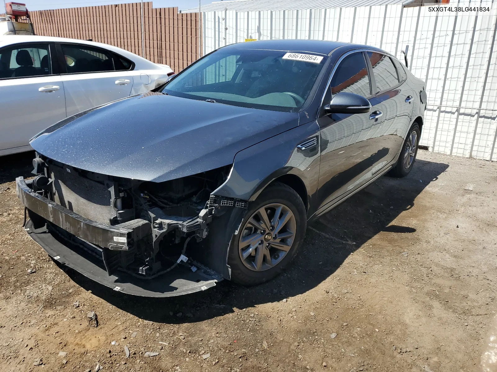 5XXGT4L38LG441834 2020 Kia Optima Lx