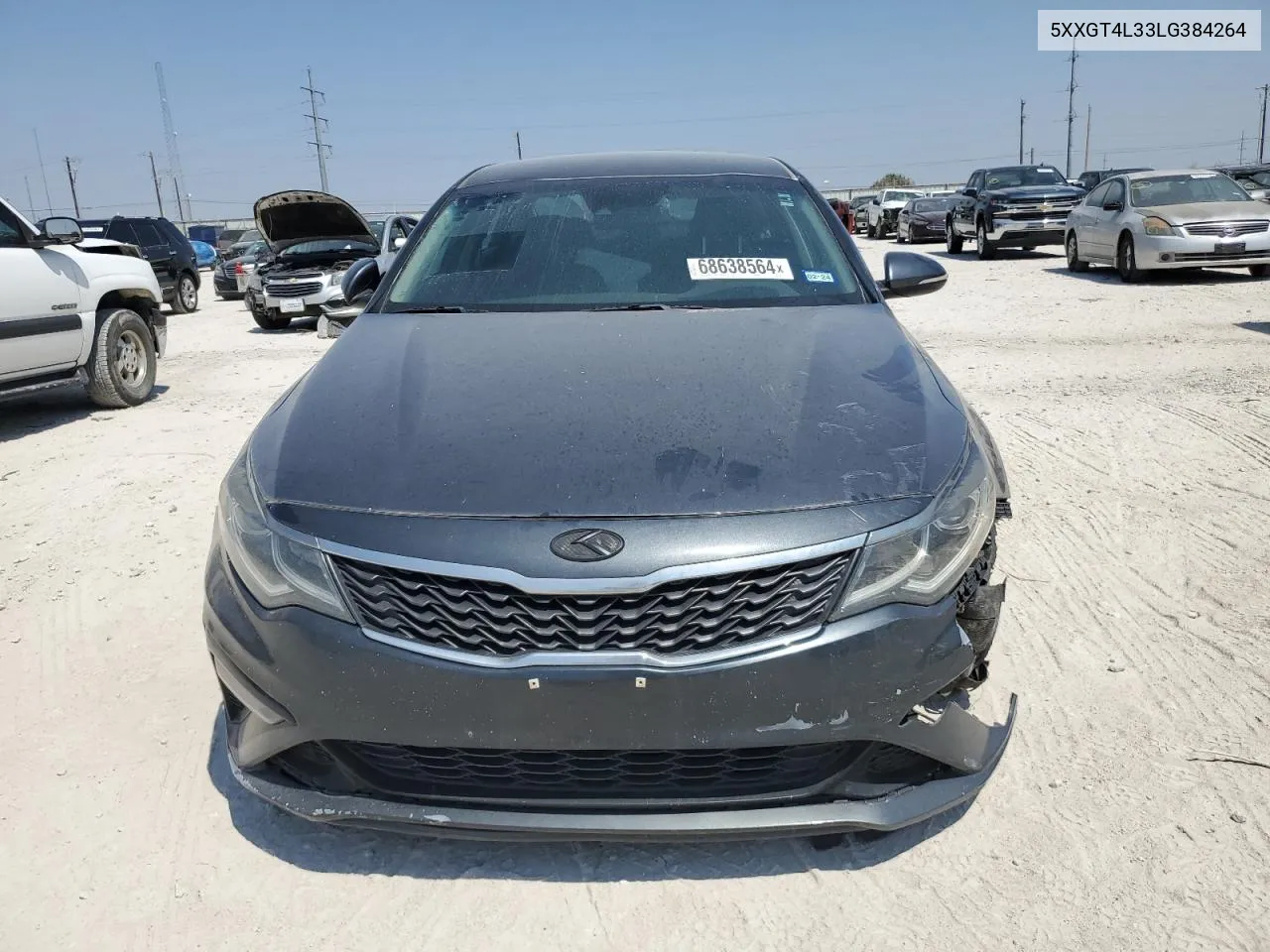 2020 Kia Optima Lx VIN: 5XXGT4L33LG384264 Lot: 68638564