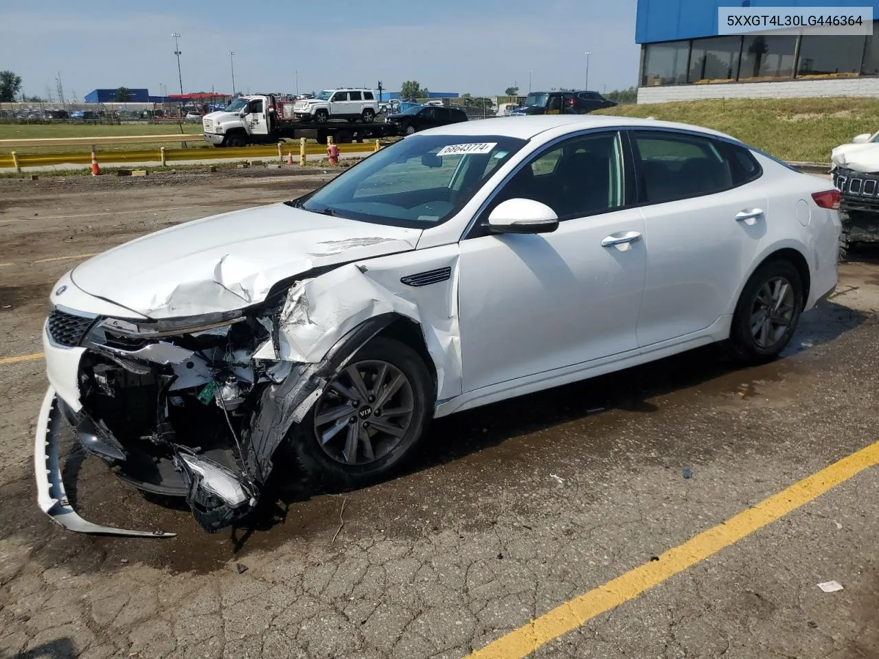 2020 Kia Optima Lx VIN: 5XXGT4L30LG446364 Lot: 68643774