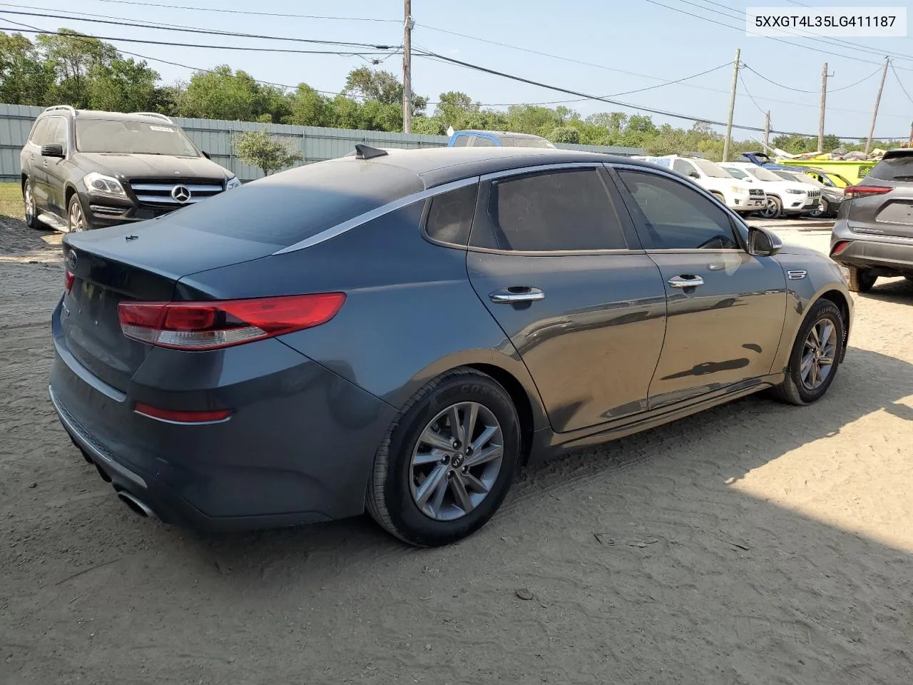 5XXGT4L35LG411187 2020 Kia Optima Lx