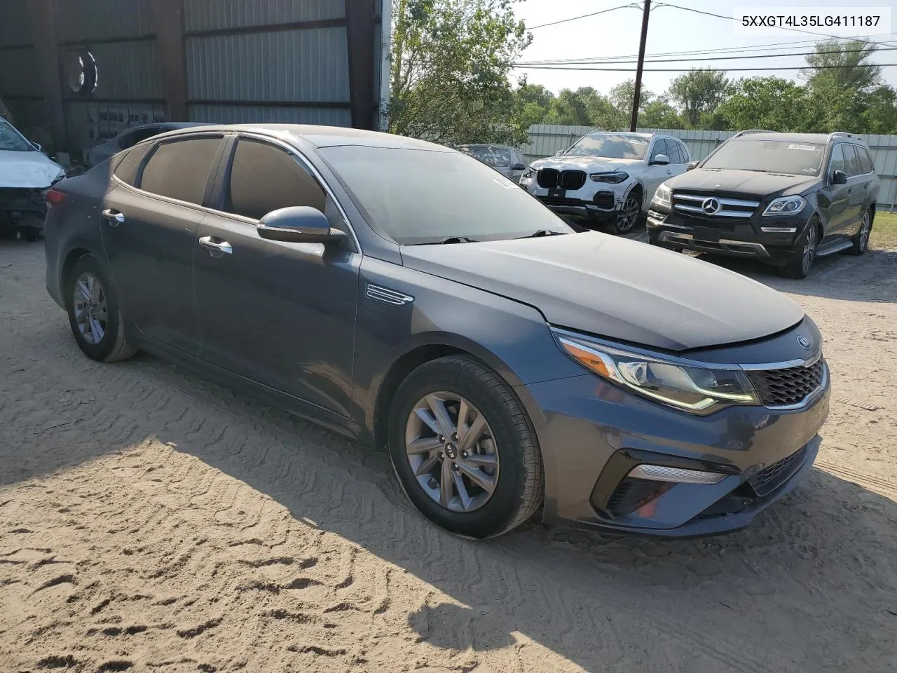 5XXGT4L35LG411187 2020 Kia Optima Lx