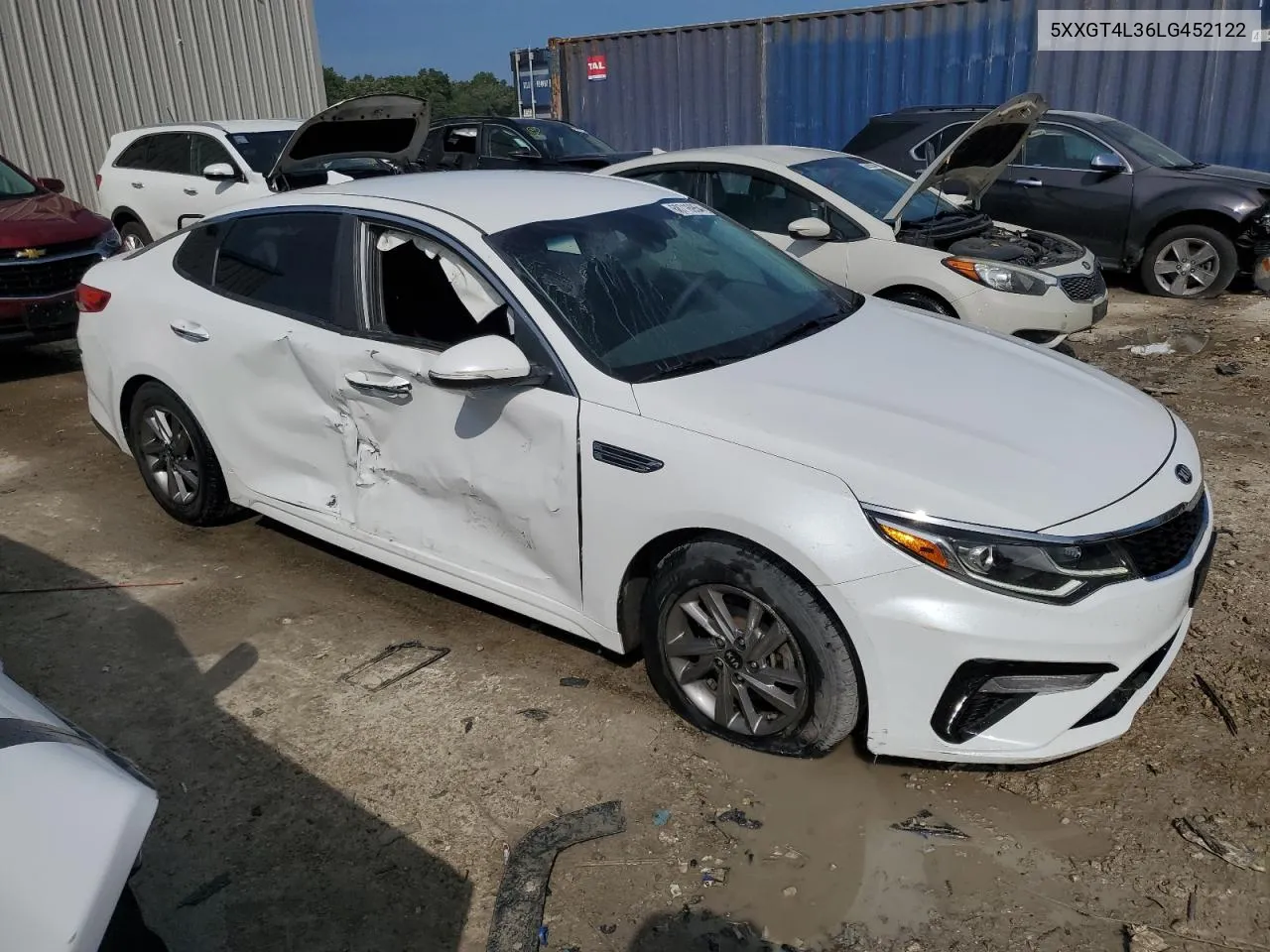 5XXGT4L36LG452122 2020 Kia Optima Lx