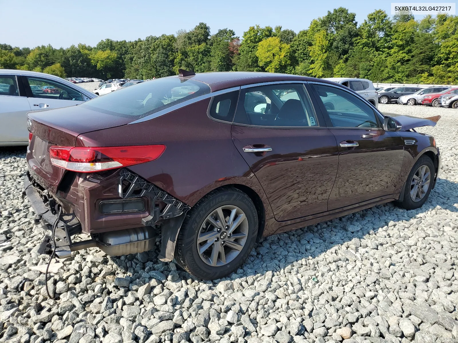 2020 Kia Optima Lx VIN: 5XXGT4L32LG427217 Lot: 69134054