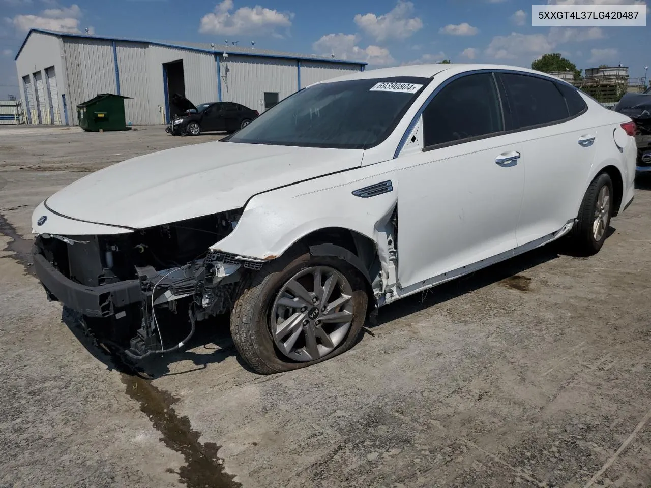 2020 Kia Optima Lx VIN: 5XXGT4L37LG420487 Lot: 69390804