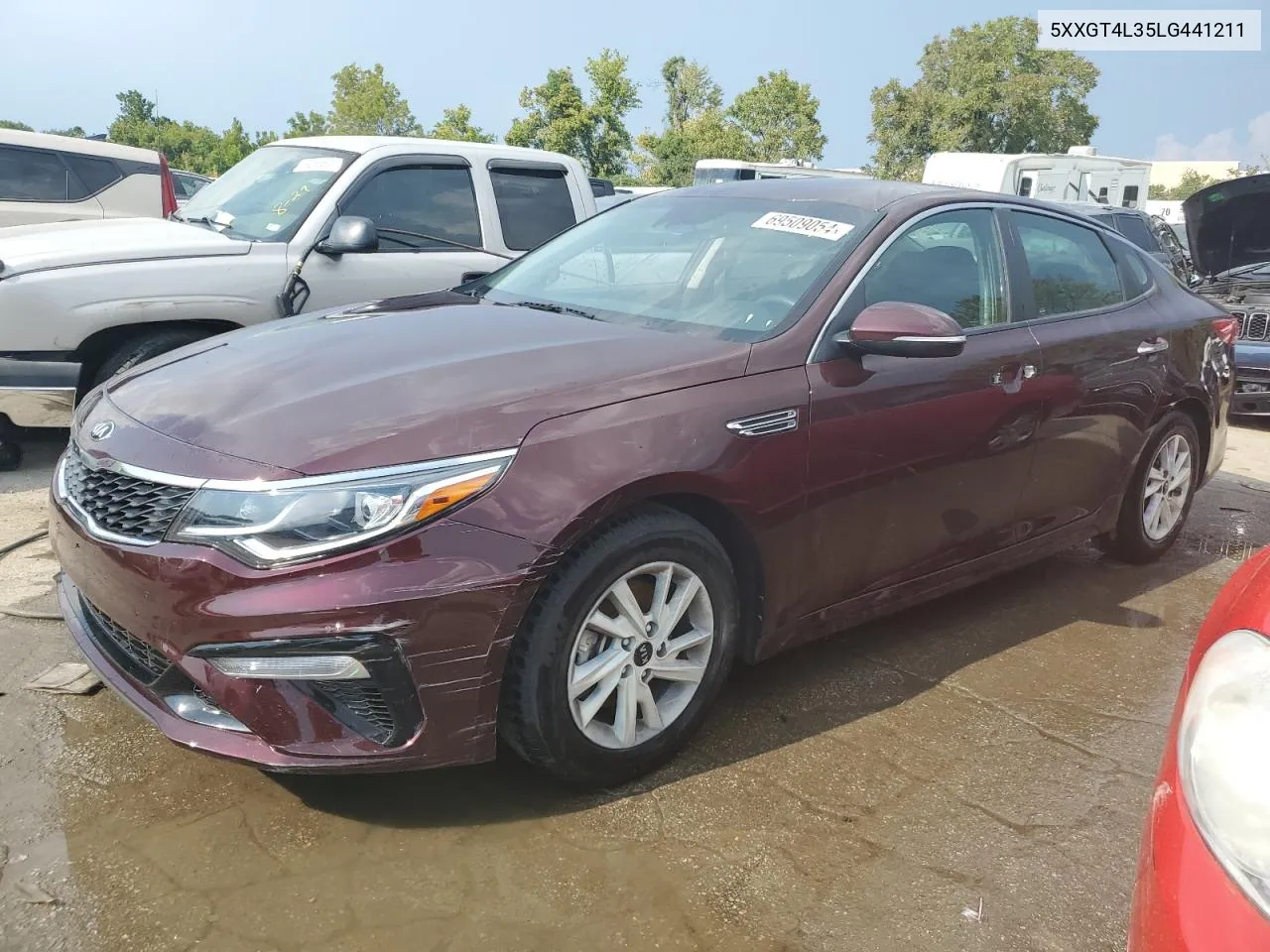 5XXGT4L35LG441211 2020 Kia Optima Lx