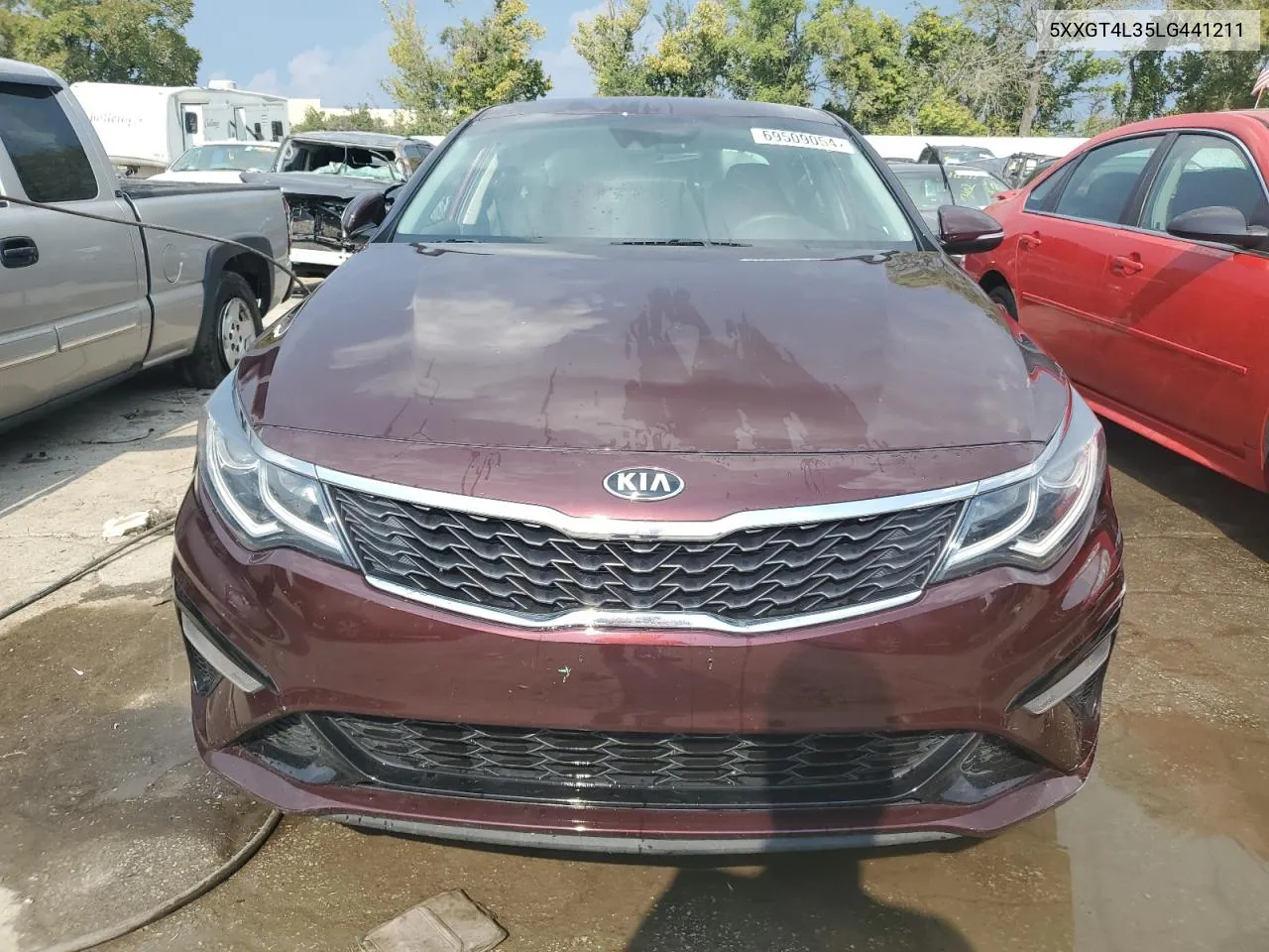 2020 Kia Optima Lx VIN: 5XXGT4L35LG441211 Lot: 69509054