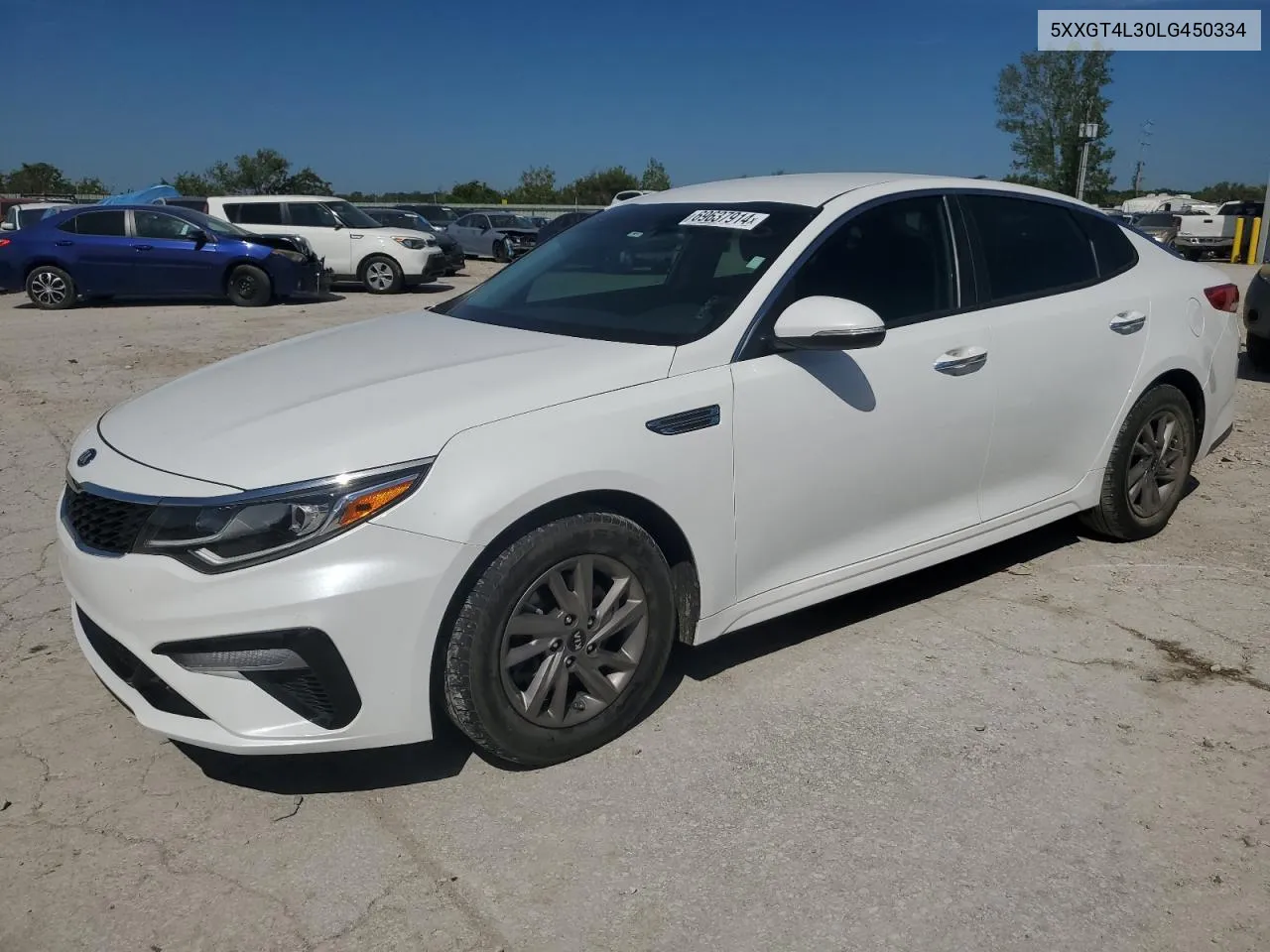 2020 Kia Optima Lx VIN: 5XXGT4L30LG450334 Lot: 69637914