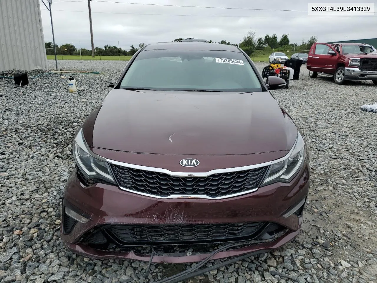 2020 Kia Optima Lx VIN: 5XXGT4L39LG413329 Lot: 70205604