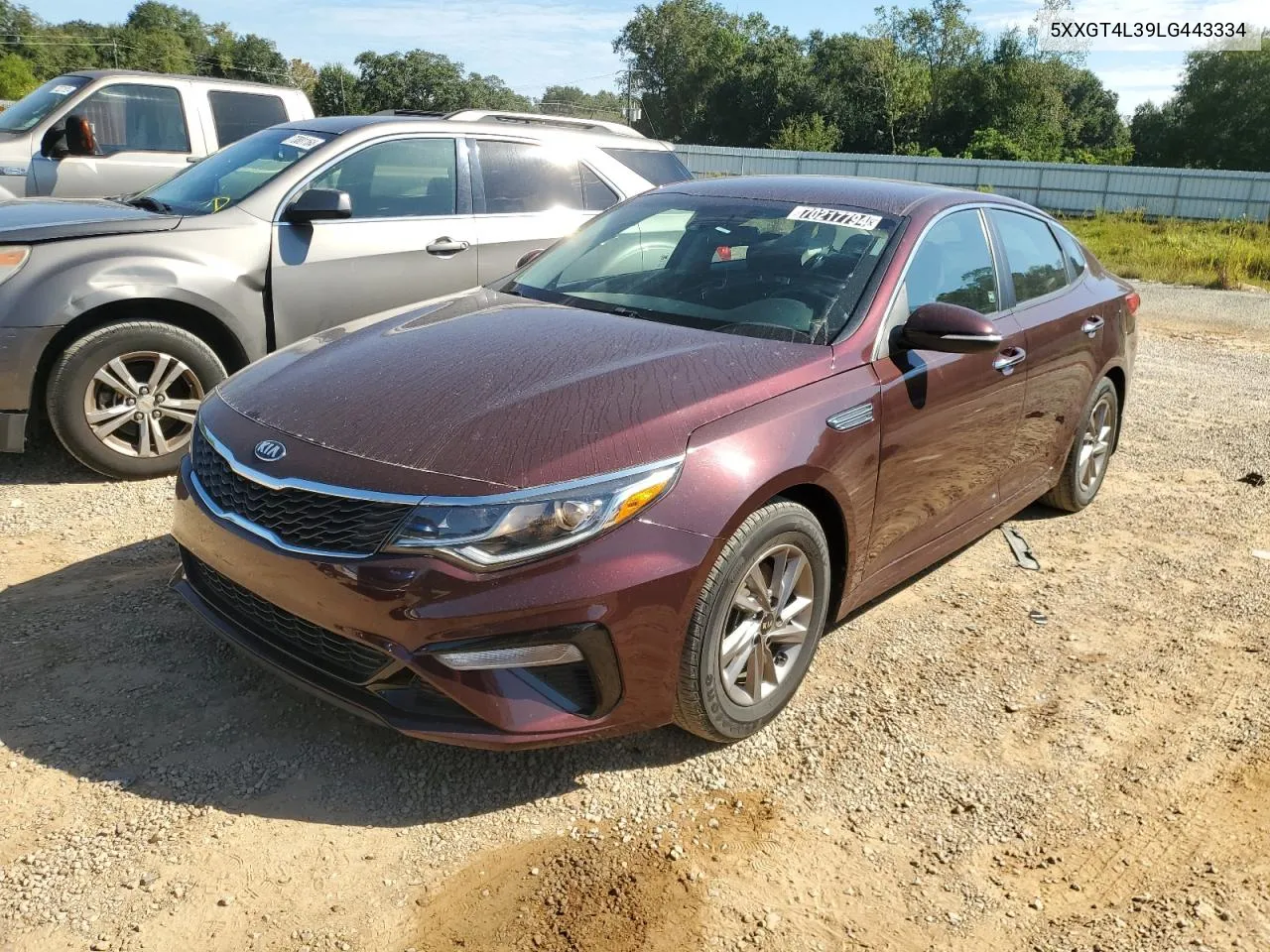 5XXGT4L39LG443334 2020 Kia Optima Lx