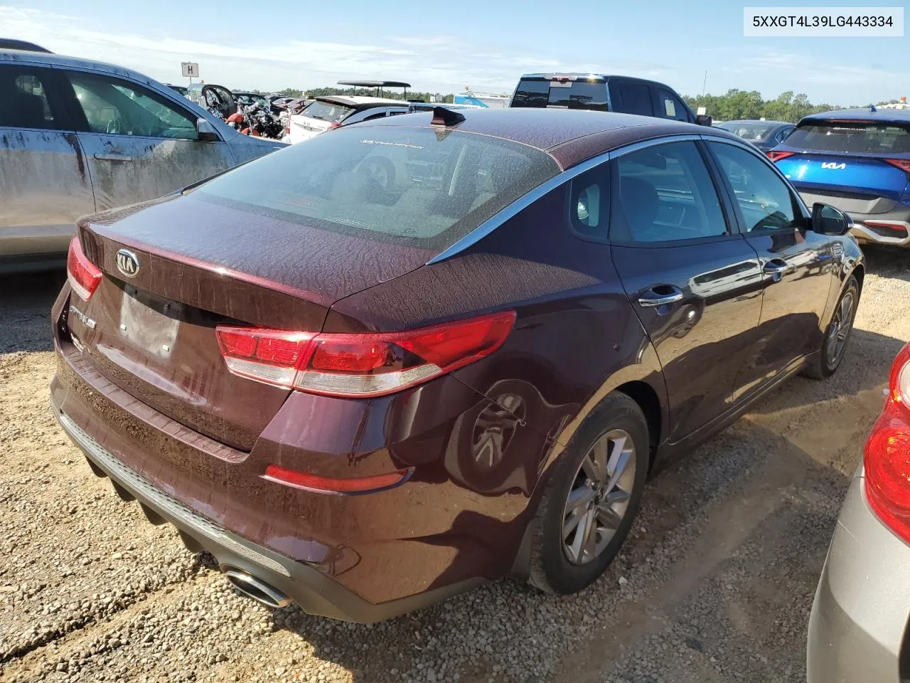 5XXGT4L39LG443334 2020 Kia Optima Lx