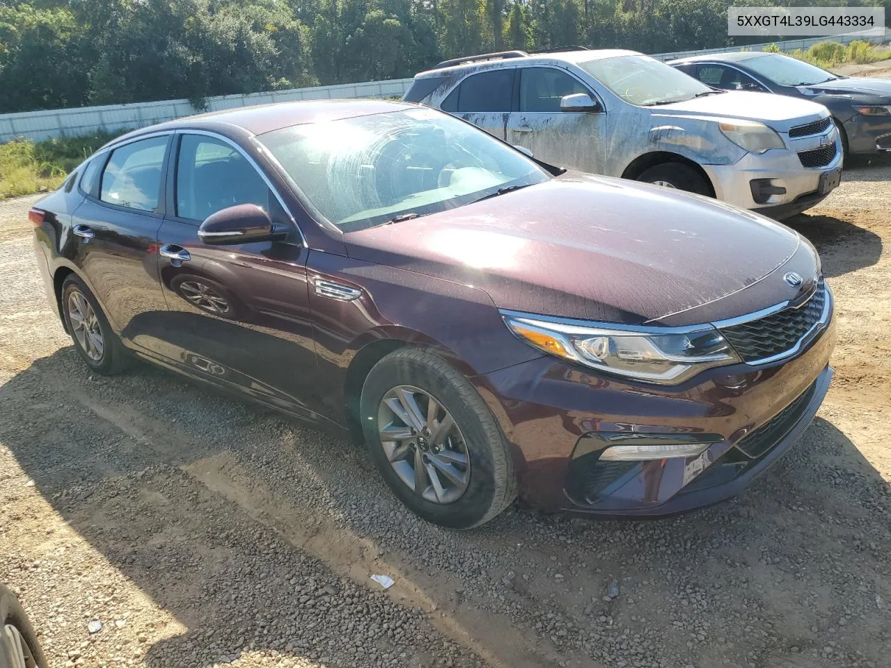 5XXGT4L39LG443334 2020 Kia Optima Lx