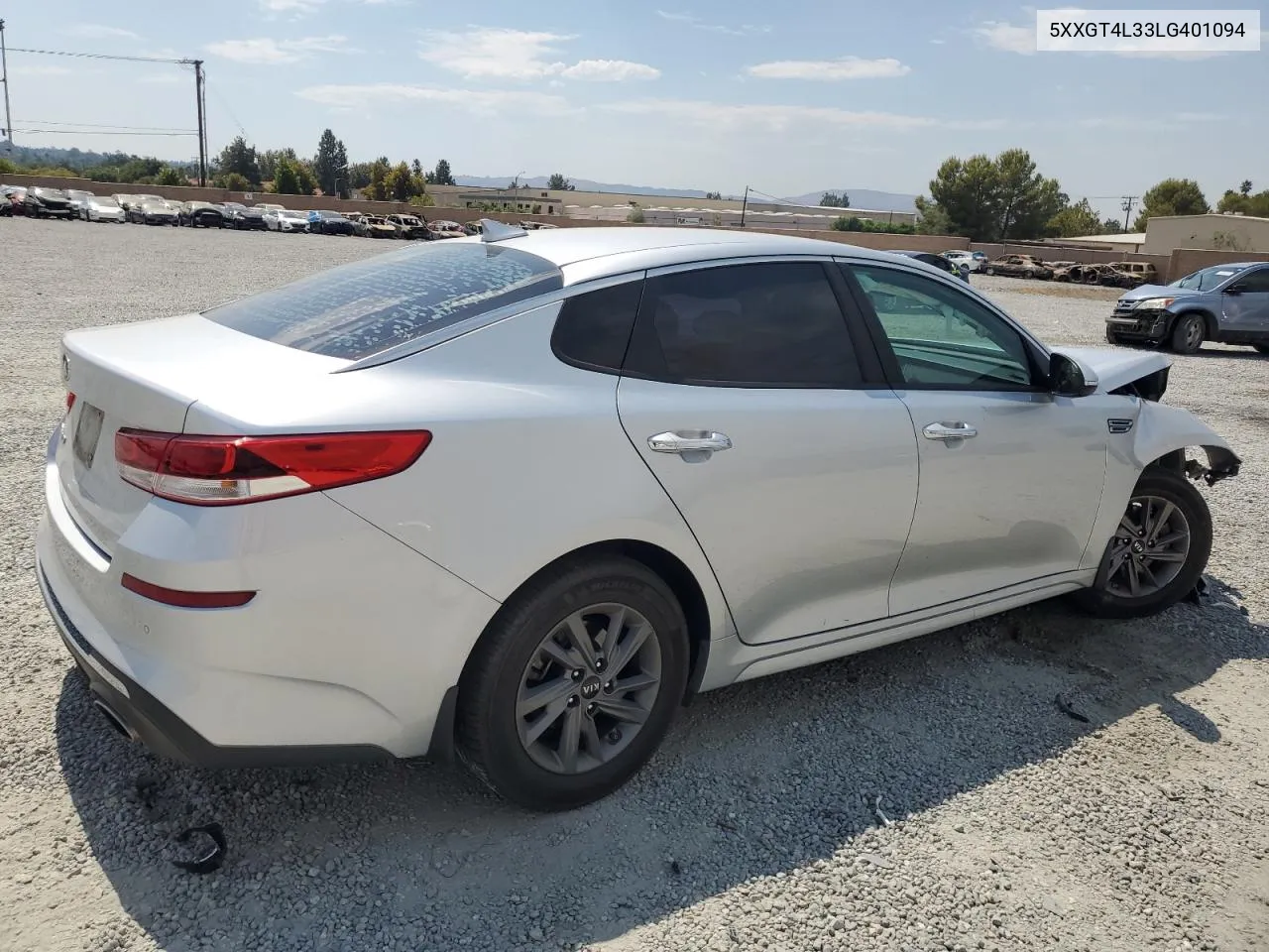 2020 Kia Optima Lx VIN: 5XXGT4L33LG401094 Lot: 70644604