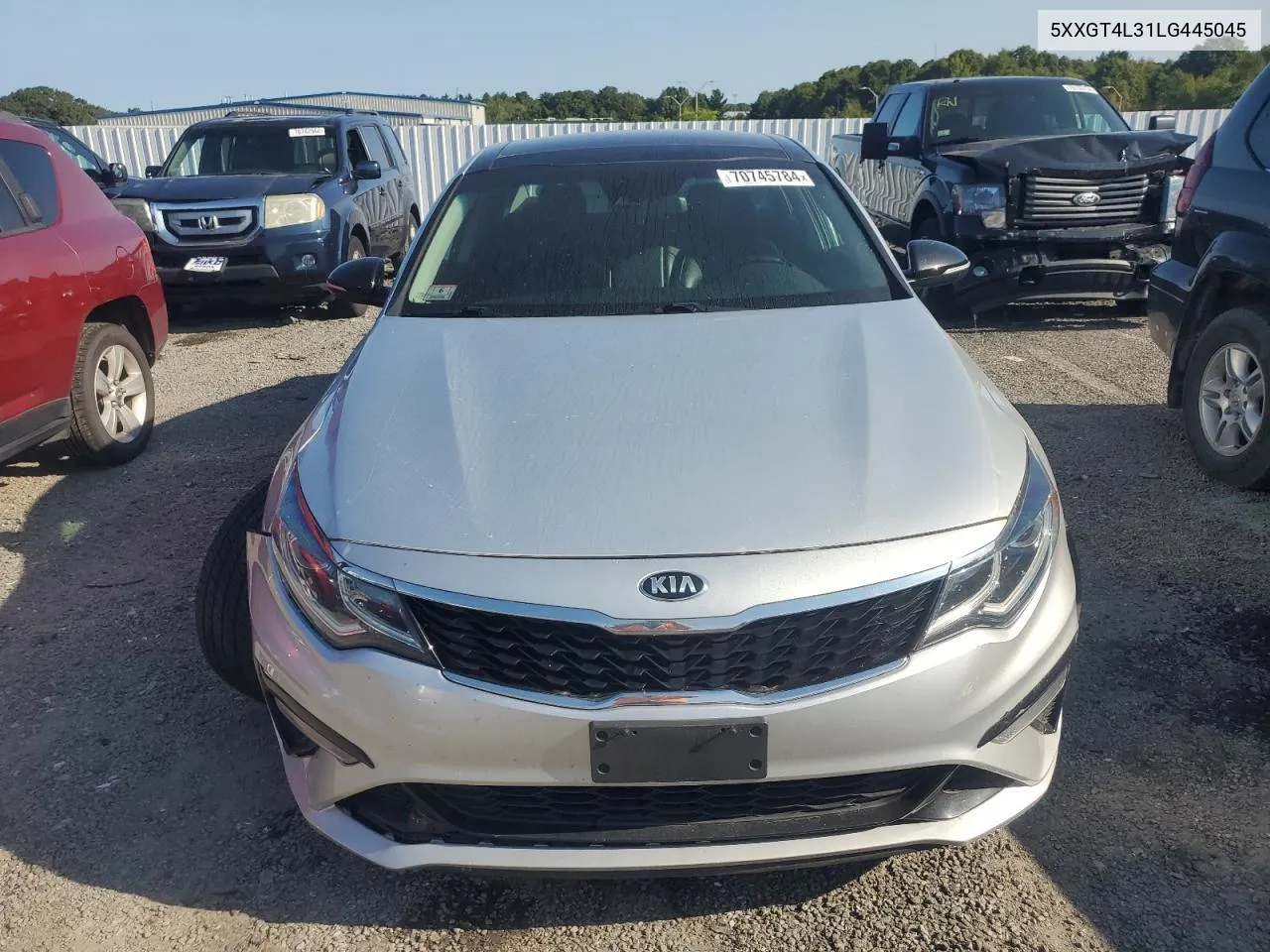 2020 Kia Optima Lx VIN: 5XXGT4L31LG445045 Lot: 70745784