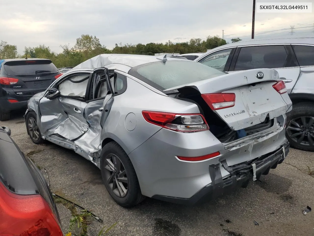 2020 Kia Optima Lx VIN: 5XXGT4L32LG449511 Lot: 71091554