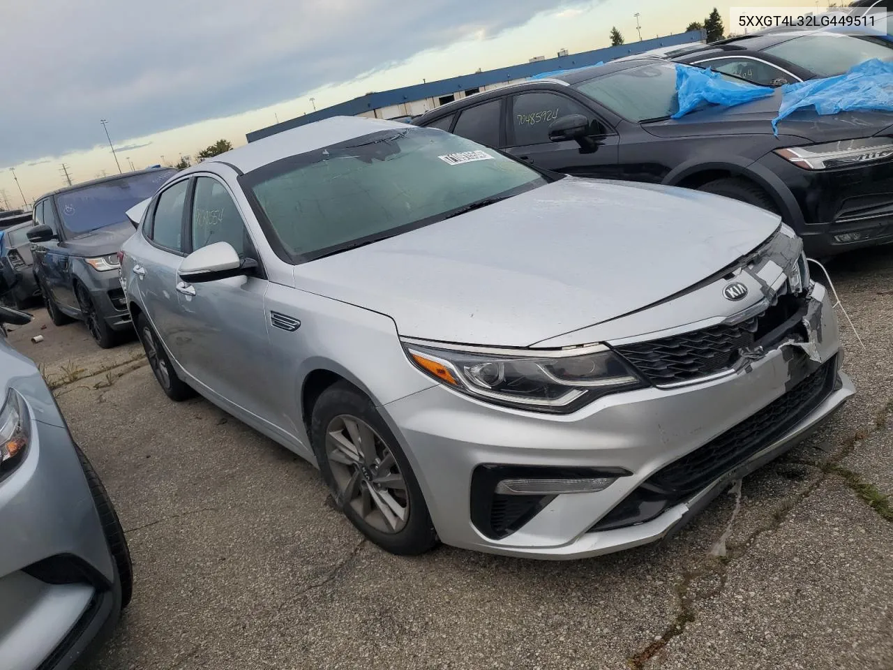 2020 Kia Optima Lx VIN: 5XXGT4L32LG449511 Lot: 71091554