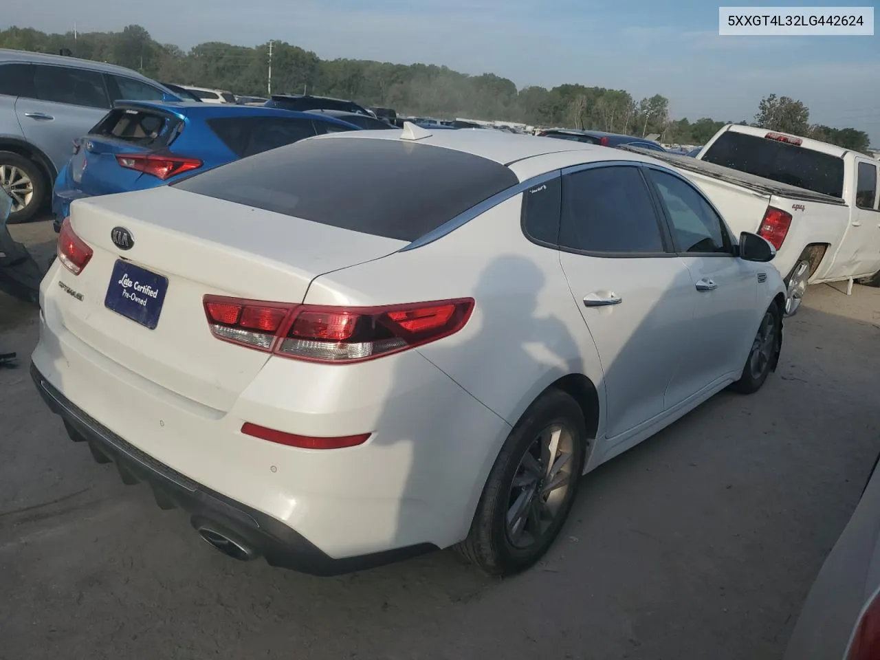 5XXGT4L32LG442624 2020 Kia Optima Lx