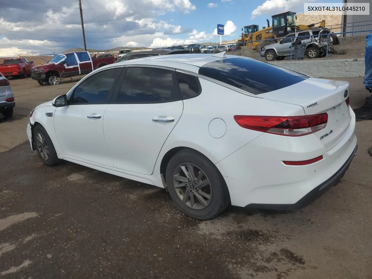 5XXGT4L31LG445210 2020 Kia Optima Lx