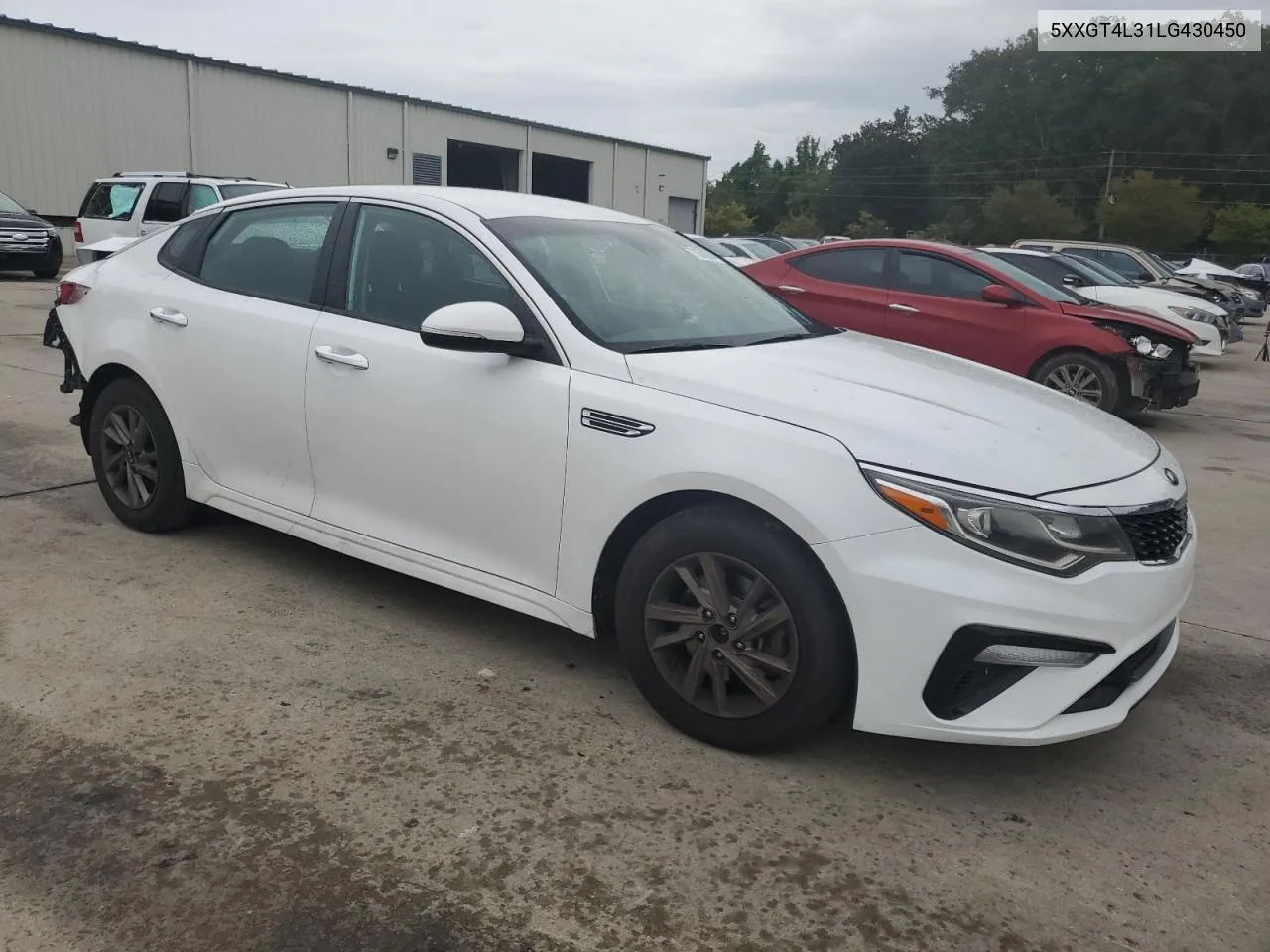 2020 Kia Optima Lx VIN: 5XXGT4L31LG430450 Lot: 71660384