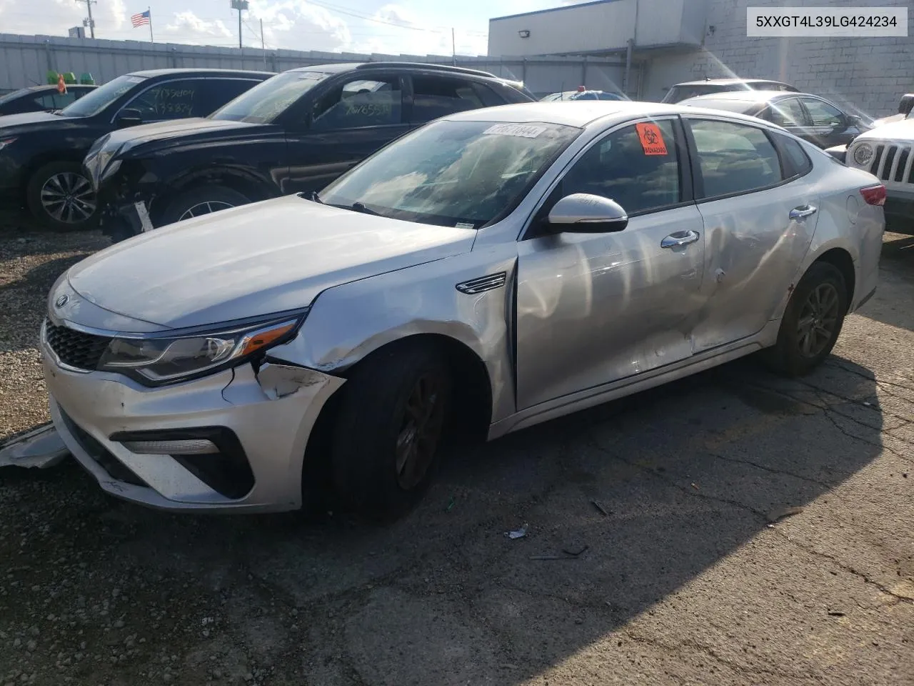 5XXGT4L39LG424234 2020 Kia Optima Lx