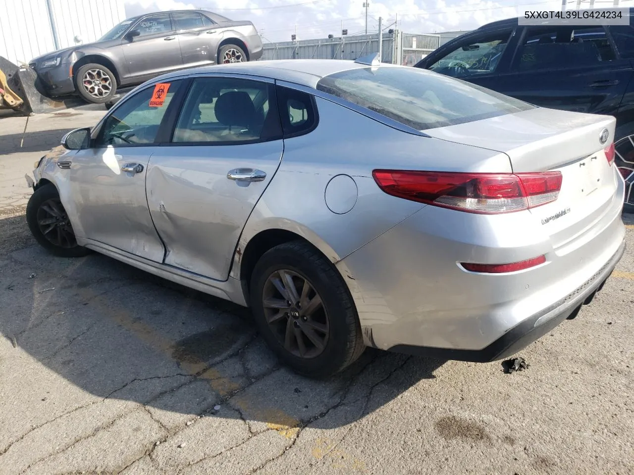 5XXGT4L39LG424234 2020 Kia Optima Lx