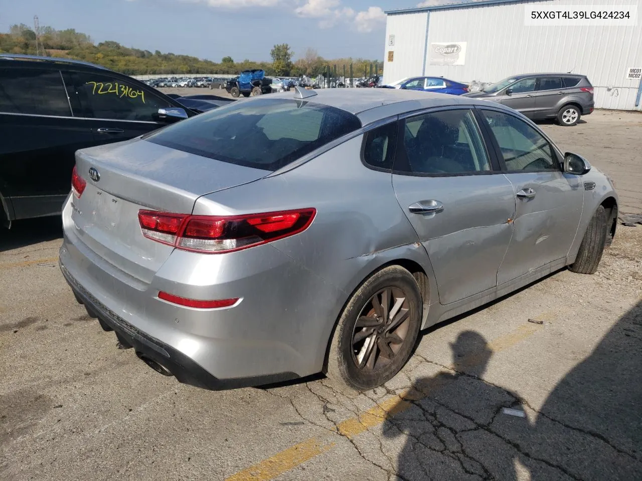 5XXGT4L39LG424234 2020 Kia Optima Lx