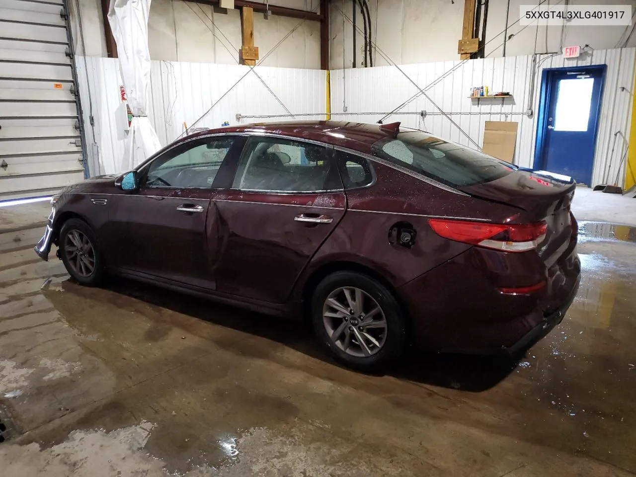 2020 Kia Optima Lx VIN: 5XXGT4L3XLG401917 Lot: 72027854