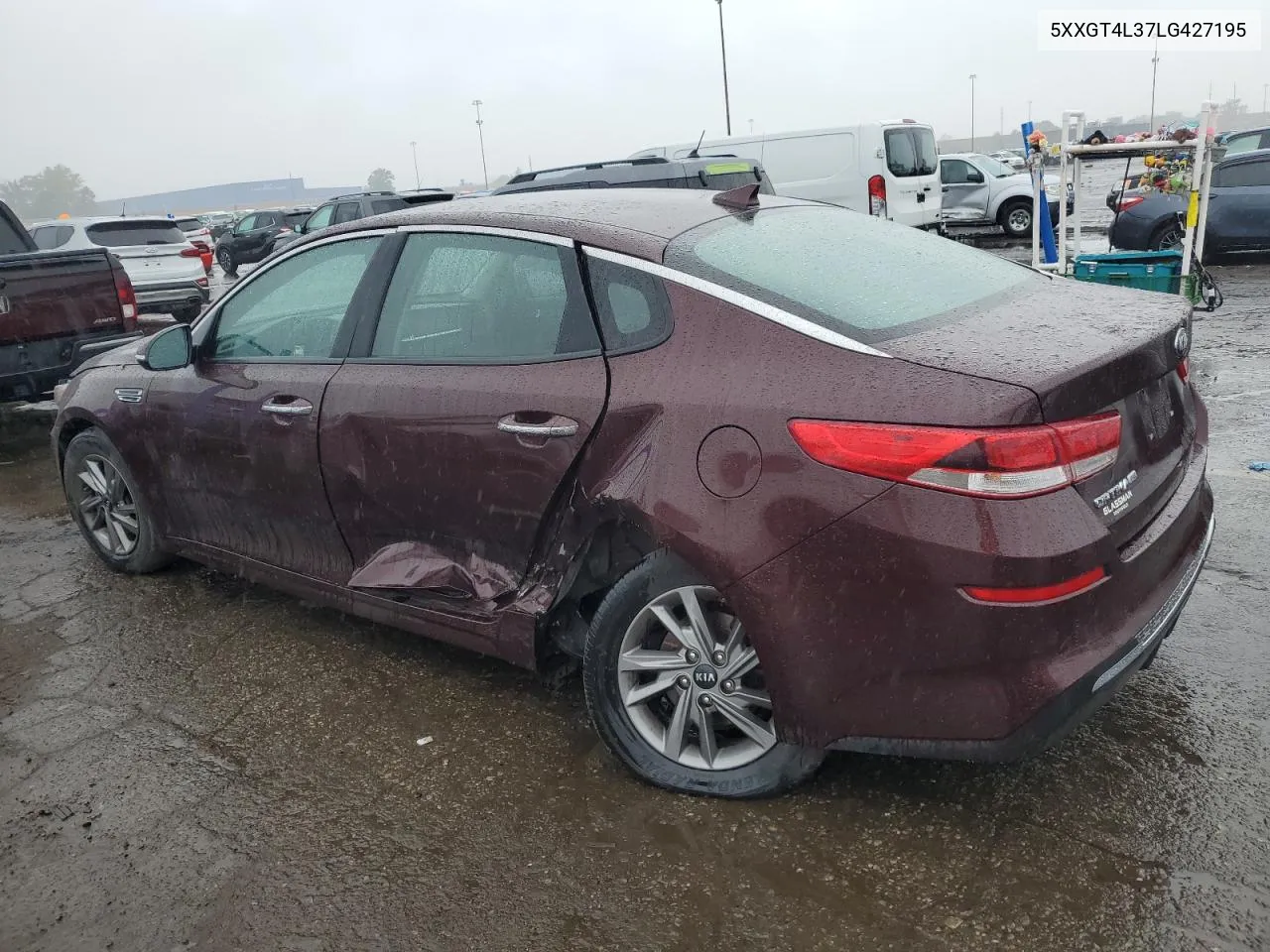 2020 Kia Optima Lx VIN: 5XXGT4L37LG427195 Lot: 72068034